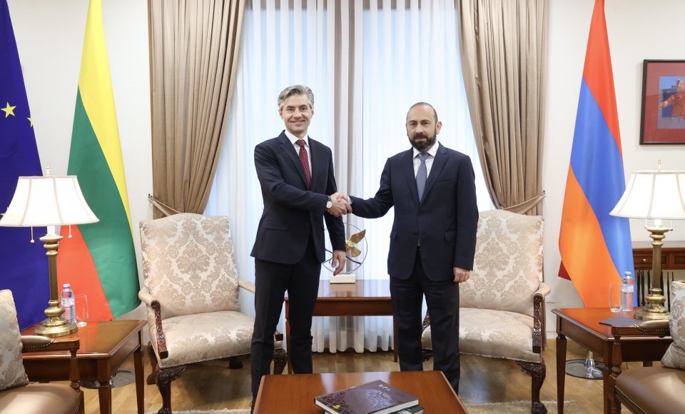 Lithuanian Foreign Minister Kęstutis Budrys in Yerevan: Lithuania Firmly Supports the European...